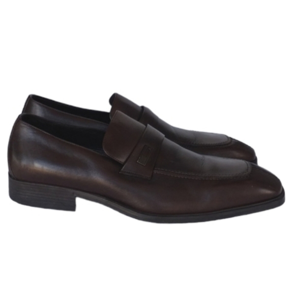 Gucci Shoes Gucci Leather Slip On Loafers Sz 45 Made In Italy